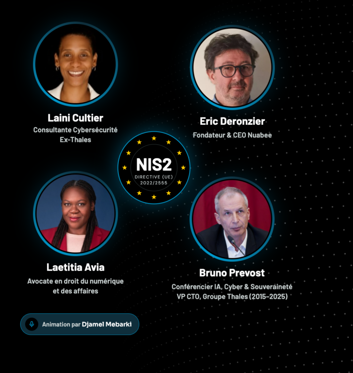 Webinaire - NIS2 et la continuité d'activité - les 4 intervenants